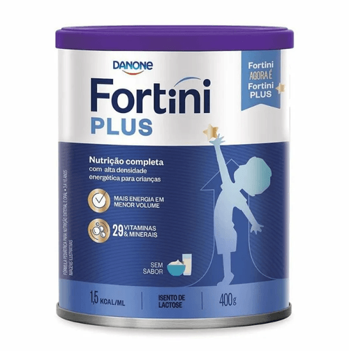 Fórmula Pediátrica para Nutrição sem Sabor Fortini Lata 400g