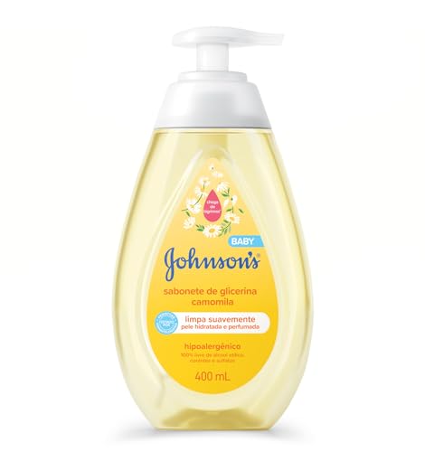 Sabonete Líquido de Glicerina Camomila Johnson's Baby Cabeça aos Pés-400ml