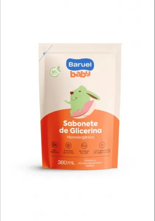 Sabonete Líquido de Glicerina Baruel Baby 380ml