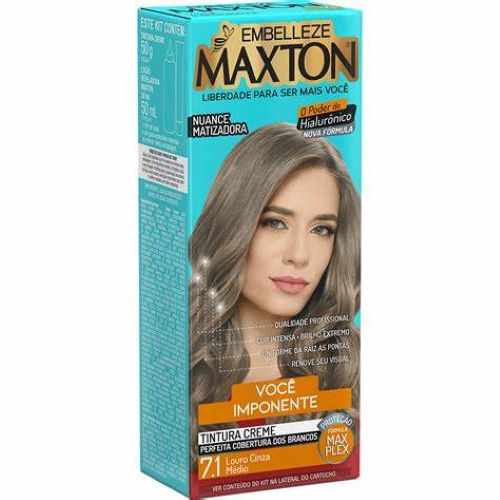 Embelleze Tinta De Cabelo Maxton Louro Cinza Médio 7.1