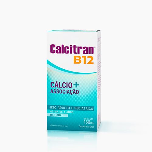 Calcitran B12 Cálcio Infantil e Adulto Solução Oral - 150ml