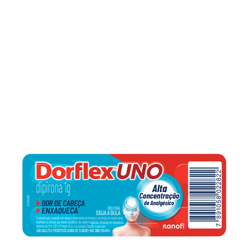 ANALGÉSICO DORFLEX® UNO 4 COMPRIMIDOS