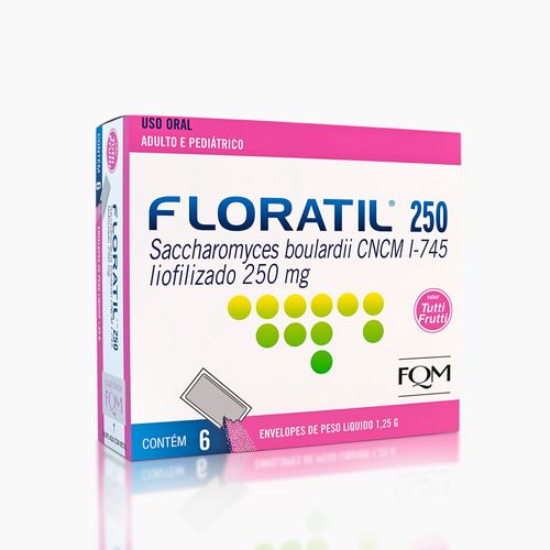 FLORATIL AT 250MG 6ENV 1,25G