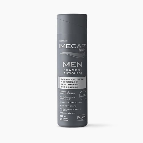 Shampoo Antiqueda Imecap Hair Men 200ml - Anticaspa e Controle de Oleosidade