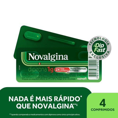 Novalgina 1g-4 Comprimidos