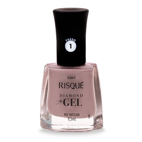 Esmalte Cremoso Risqué Diamond Gel Noz Moscada 9,5ml