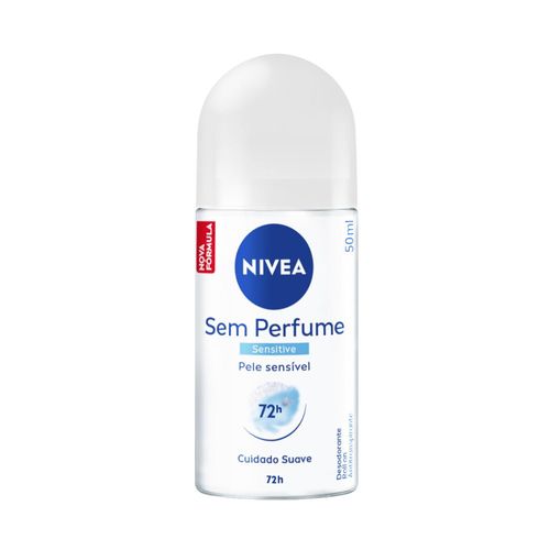 Desodorante Antitranspirante Roll On NIVEA Sem Perfume 50ml