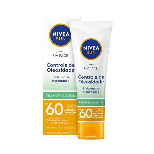 NIVEA Sun Protetor Solar UV Face Controle de Oleosidade FPS 60 - 50ml