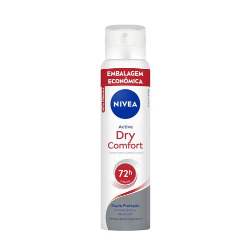Antitranspirante Aerossol Active Dry Comfort 72h Nivea - 200ml
