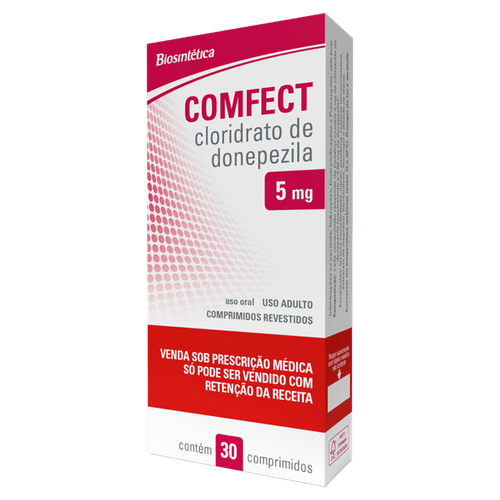 Cloridrato de Donepezila Comfect Biosintética 5mg Comprimido Revestido 30 Unidades