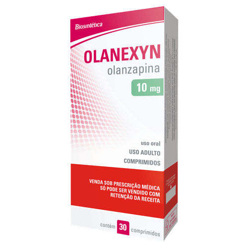 Antipsicótico Olanexyn Aché 10mg Comprimido 30 Unidades