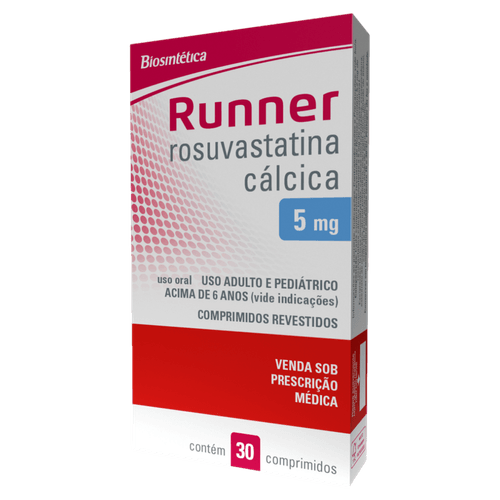 Runner 5mg - 30 Comprimidos Revestidos