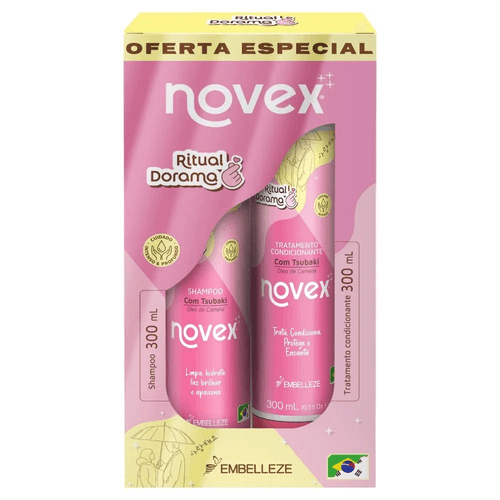 Kit Shampoo e Tratamento Condicionante Novex - 300ml
