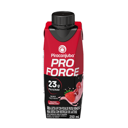 ProForce Zero Lactose Piracanjuba Frutas Vermelhas - 250ml