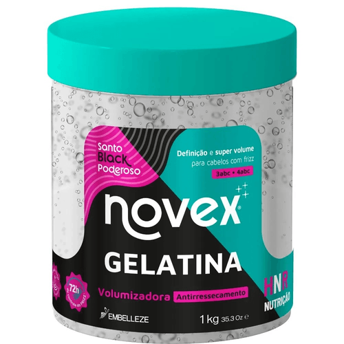 Gelatina Capilar Novex Santo Black Poderoso - 1k
