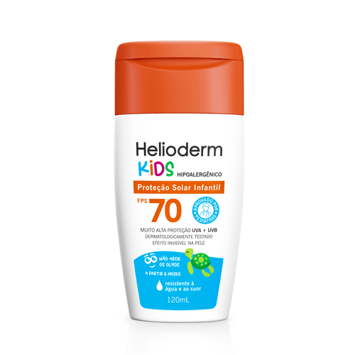 Protetor Solar FPS 70 Helioderm Kids - 120ml