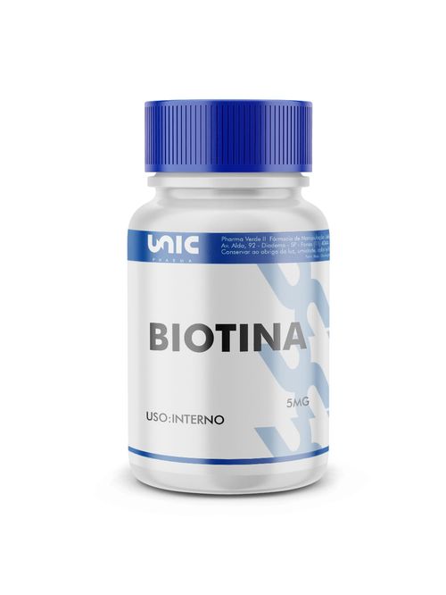 Biotina 5mg 120 Cápsulas