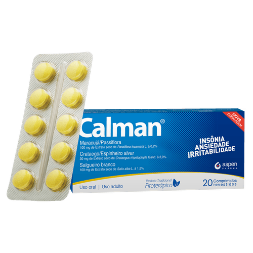 Calman Aspen Pharma - 20 Comprimidos Revestidos