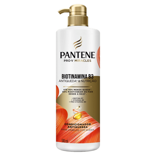 Condicionador Antiquebra Pantene Biotinamina B3 Antiqueda & Nutrição - 510ml