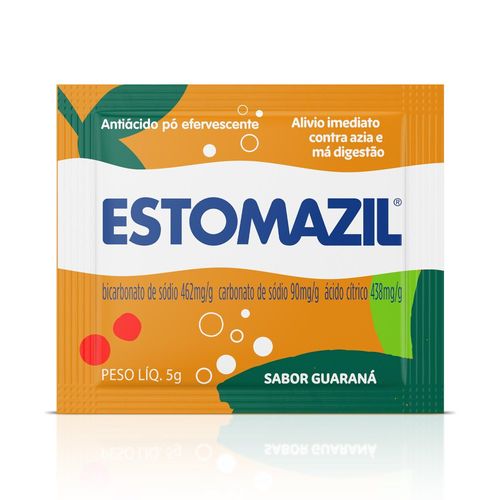 Antiácido Estomazil Pó Efervescente Guaraná Sachet 5 g
