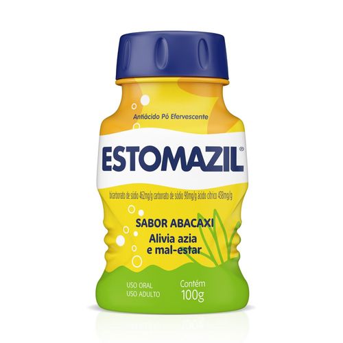 Antiácido Estomazil Pó Efervescente Abacaxi Pote 100 g