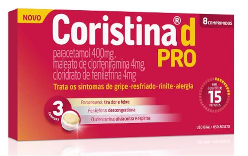 Coristina D Pro 8 Comprimidos