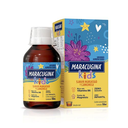 Suplemento Alimentar Maracujá e Camomila Maracugina Kids 150ml Solução Oral