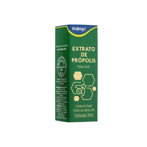 Suplemento Extrato de Própolis Verde Polimix 30ml Líquido