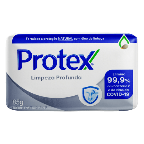 Sabonete em Barra Limpeza Profunda Antibacteriano Protex Envoltório - 85g