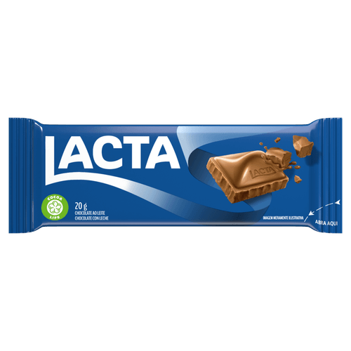 Chocolate ao Leite Lacta - 20g