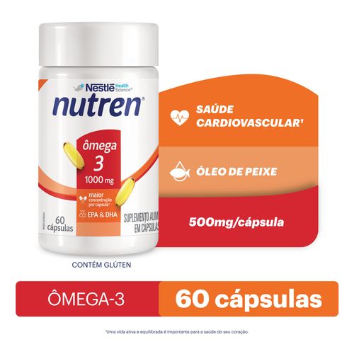 Suplemento Alimentar Nutren Ômega 3 - 60 Cápsulas