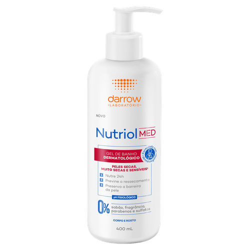 Gel de Banho sem Perfume Darrow Nutriol Med - 400ml