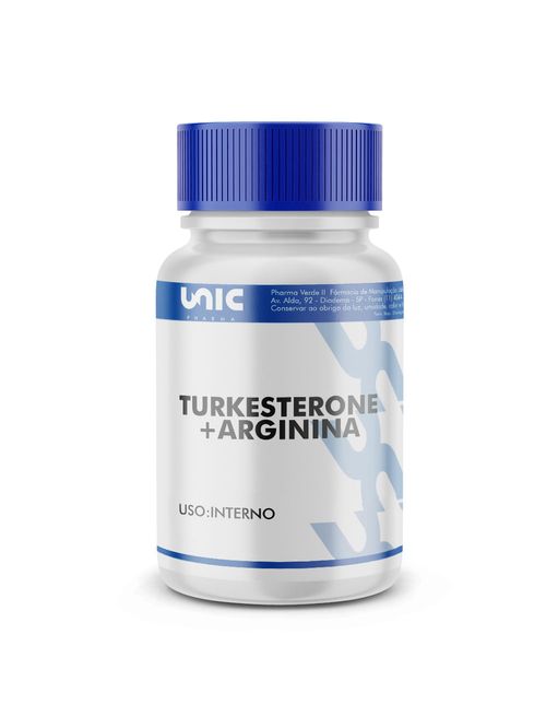 Turkesterone 500mg + Arginina 150mg 90 Cápsulas