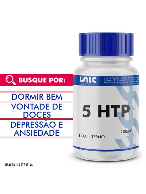 5htp - 200mg 30 Cápsulas