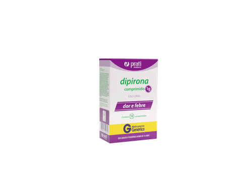 Dipirona Sodica 1G 10 Comprimidos - Genérico - Prati Donaduzzi