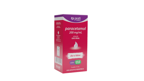 Paracetamol 200mg/ml Prati Bala de Hortelã Gotas - 15ml