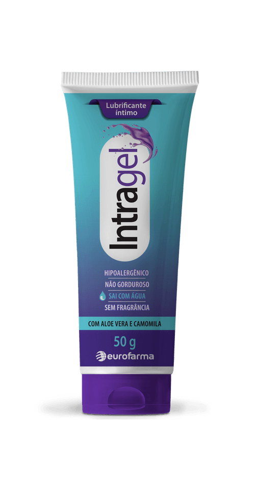Gel Lubrificante Íntimo Intra 50g Sem Fragrância Eurofarma