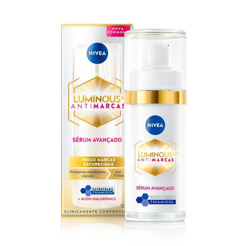 NIVEA LUMINOUS 630® Sérum Facial Avançado Antimarcas Escurecidas - 30ml