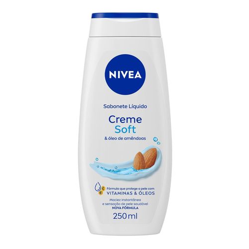 Sabonete Líquido Nivea Creme Soft 250Ml - Nivea Body