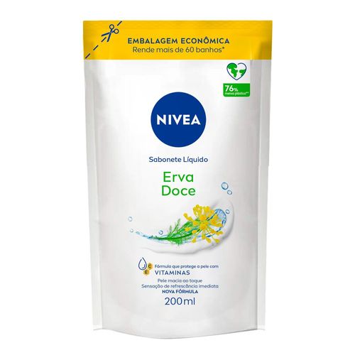 NIVEA Sabonete Líquido Erva Doce Refil 200ml