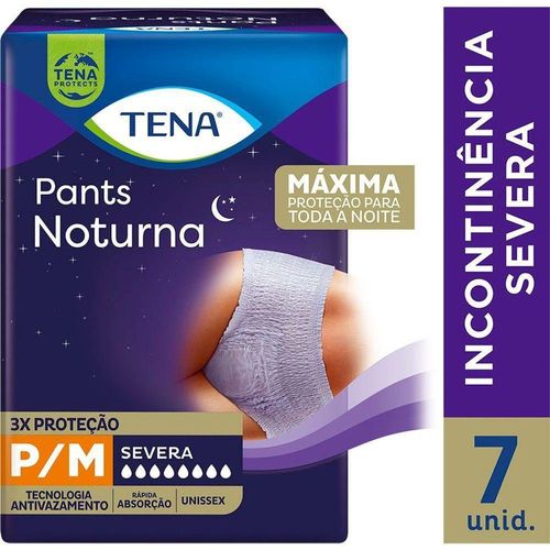 Roupa Íntima Tena Pants Noturna P/M 7 - Unidades