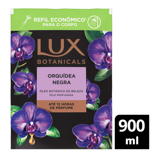 Sabonete Líquido Orquídea Negra Lux Botanicals Sachê - 900ml