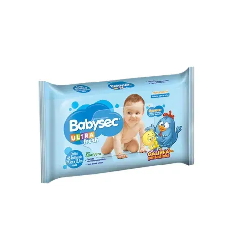 Toalha Umedecida Babysec Ultra Fresh - 46 Unidades