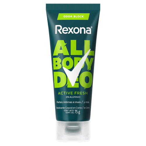 Desodorante Creme Rexona All Body Deo Active Fresh - 75g