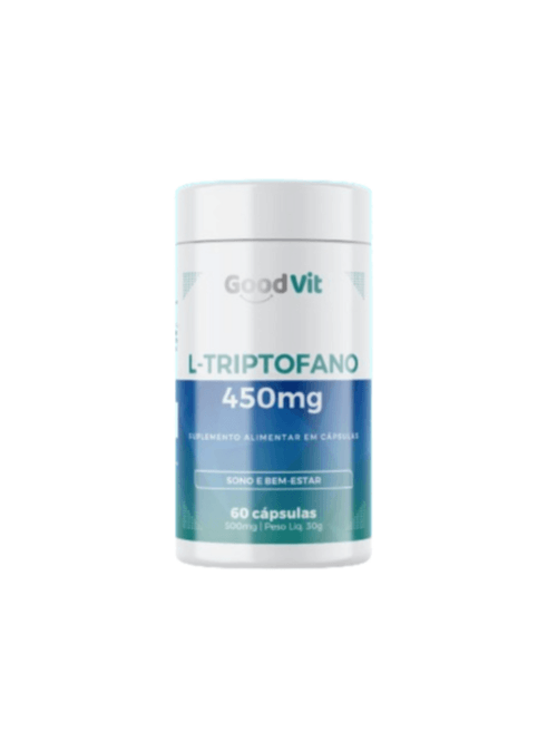 L-triptofano 450mg com 60 Cápsulas - Good Vit
