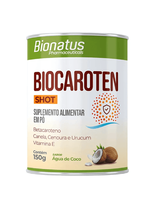 Biocaroten Shot Sabor Água De Coco 150g - Bionatus