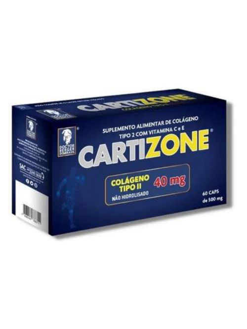 Cartizone Colágeno Tipo II 40MG Com 60 Cápsulas