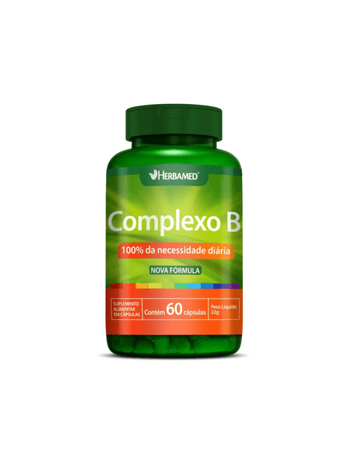 Complexo B 100% Idr Com 60 Cápsulas - Herbamed