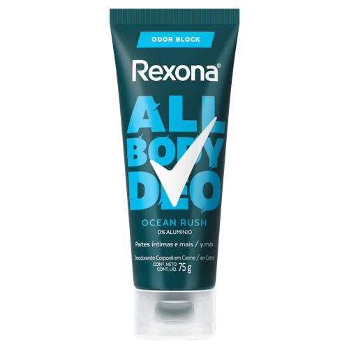 Desodorante Creme Rexona All Body Deo Ocean Rush - 75g