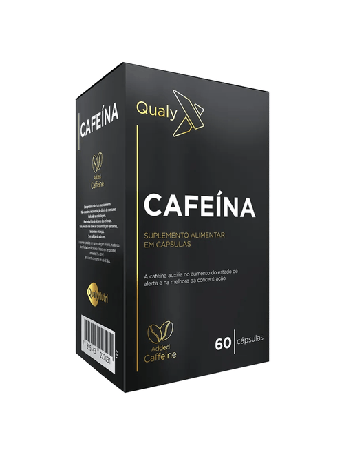 Cafeína Qualy X 60 Cápsulas - Qualy Nutri